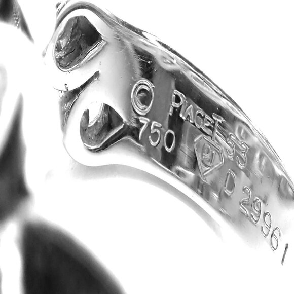 Authentic! Piaget Magic Reflection 18k White Gold Diamond Flexible Ring - Picture 6 of 7